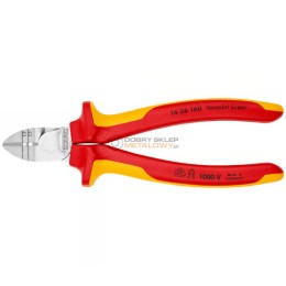 SZCZYPCE BOCZNE 160MM DO ŚCIĄGANIA IZOLACJI CV CHROMOWANE PCV DWK VDE KNIPEX